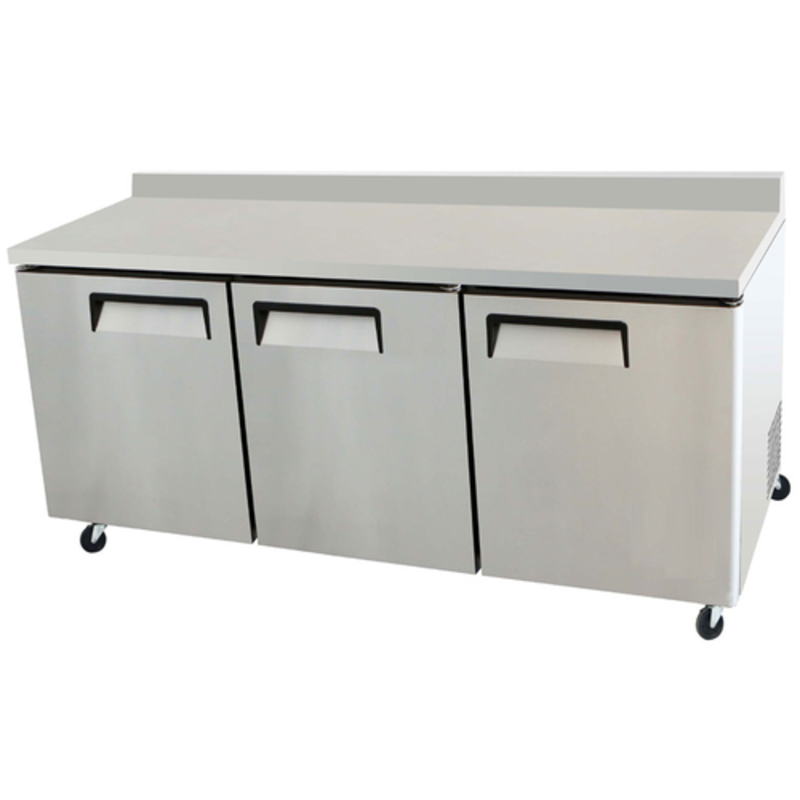 Réfrigérateur de comptoir commercial à 3 portes EFI Versa-Chill CWDR3-72VC de 72 pouces