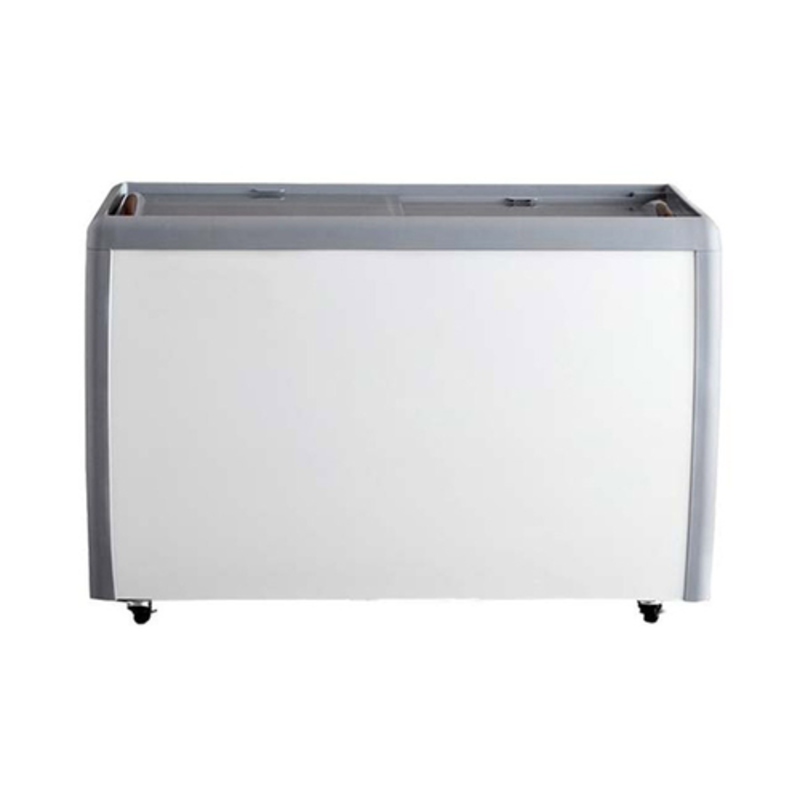 Congélateur commercial de crème glacée à vitre plate EFI FCFG-60 de 60,2 pouces