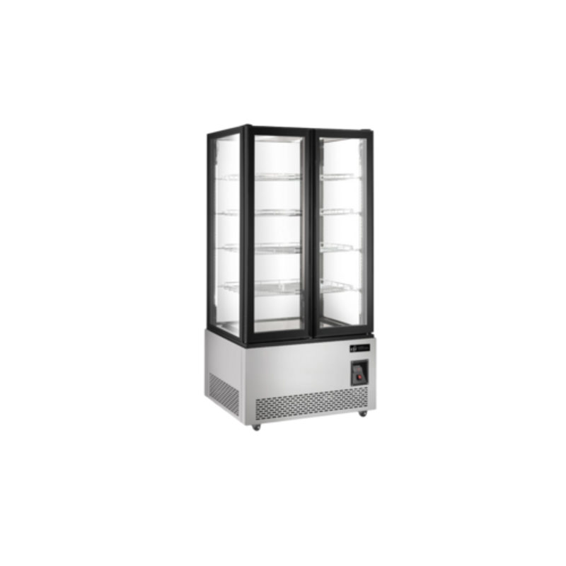 Vitrine Réfrigérée en Verre 4 Faces EFI FGSM-4275 de 39,3 Pouces