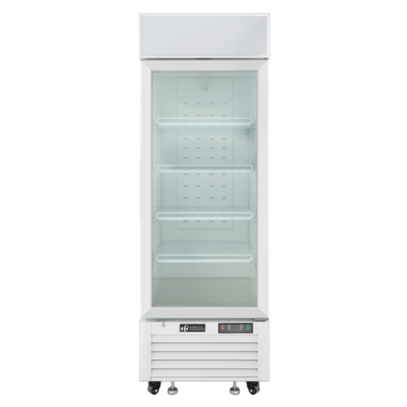 Vitrine de crème glacée EFI FI1-27GDWVC Versa avec porte vitrée simple de 27 pouces