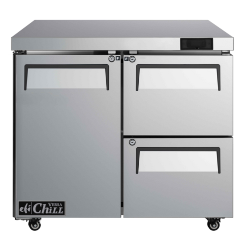 EFI FUDW2-36VC 36-Inch Undercounter Freezer with 1 Door and 2 Drawers