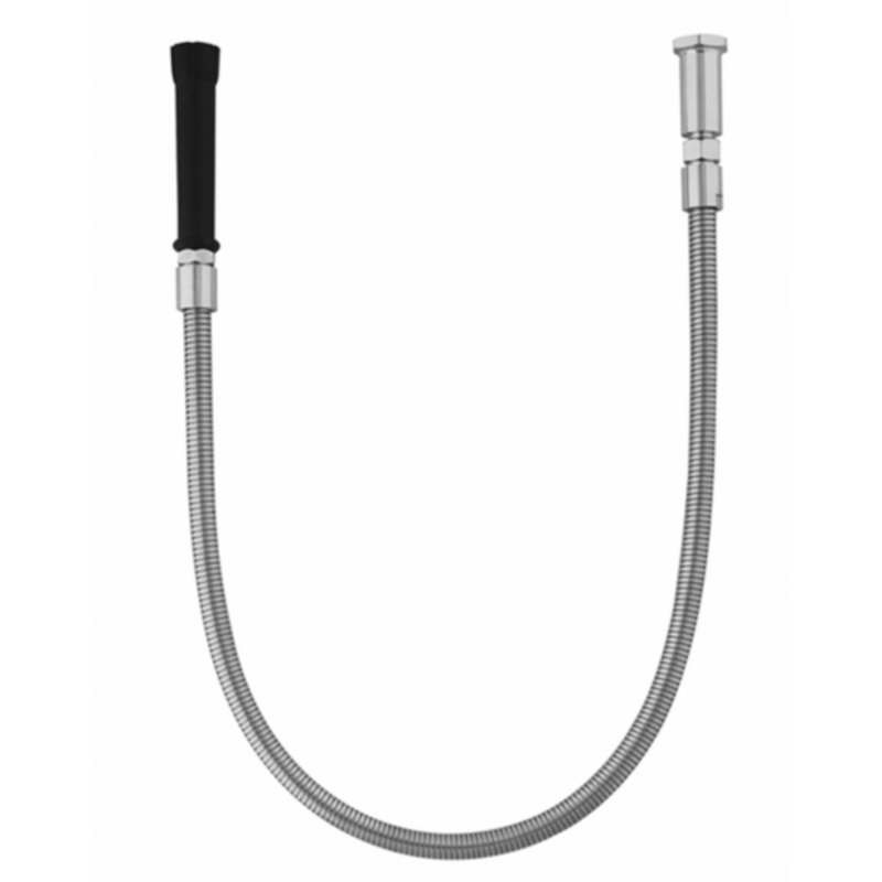 Tuyau flexible de prélavage commercial en acier inoxydable de 44 pouces EFI SIF-5HSE44 avec poignée ergonomique