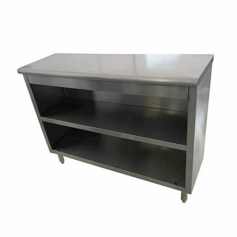 Meuble bas ouvert en acier inoxydable EFI TDC1548 de 48 pouces