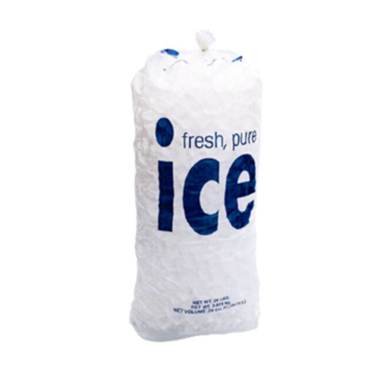 Follett 00138370 Sacs à glace en polyéthylène robuste de 9 kg - Caisse de 500 unités