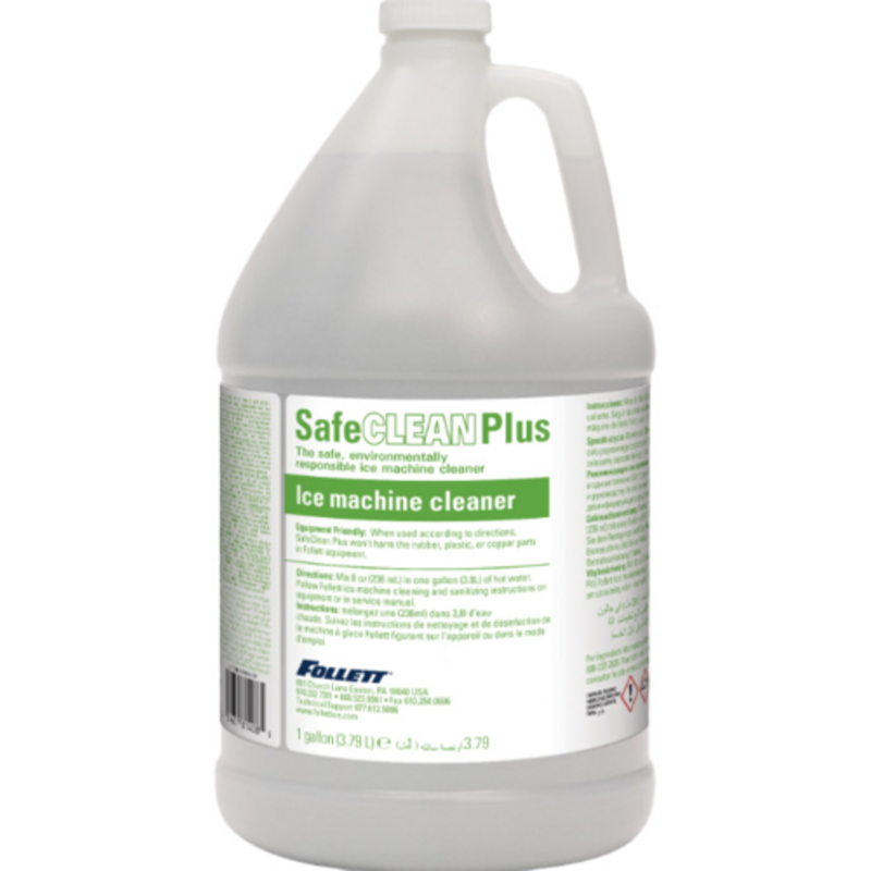 Follett 01555077 Détartrant liquide SafeCLEAN Plus pour machines à glaçons, caisse de 4 gallons