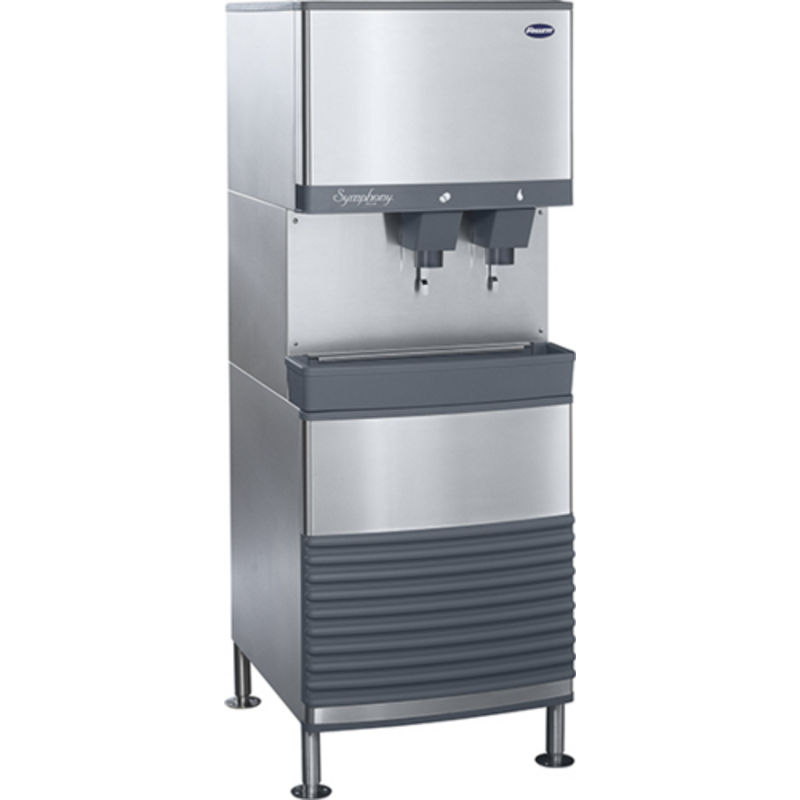 Distributeur de glace pilée Chewblet et d'eau Follett 110FB414A-L Symphony Plus 425 lb