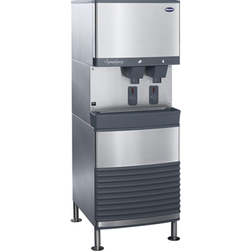 Follett 110FB414A-S Symphony Plus distributeur de glace et d'eau autonome avec bac de 90 lb