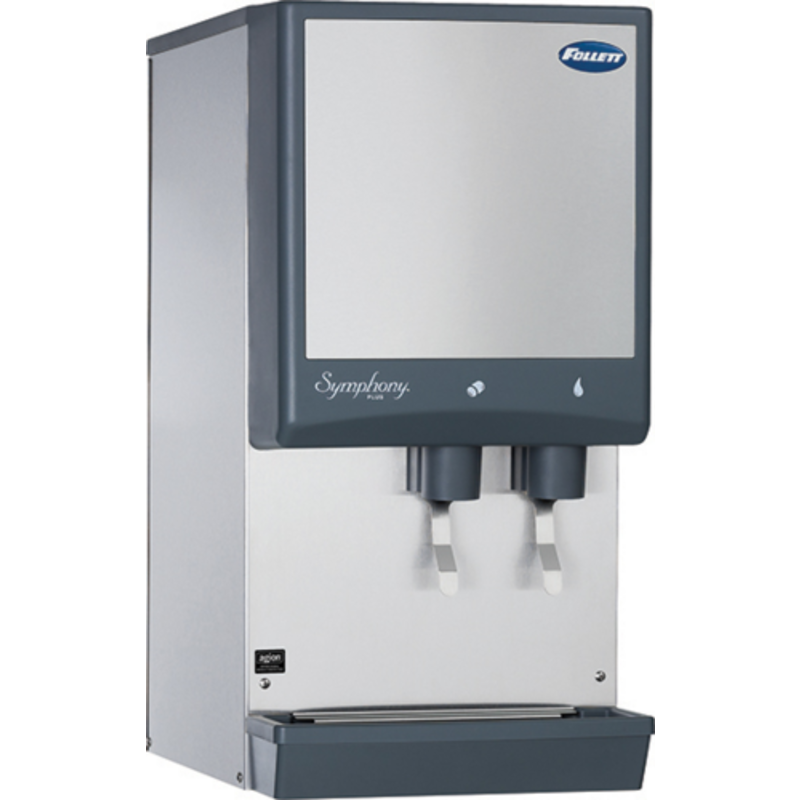 Follett Symphony Plus 12CI414A-L Distributeur de glaçons et d'eau de comptoir – Stockage 12 lb