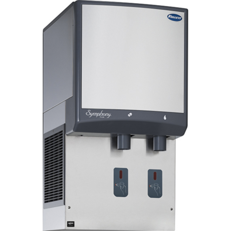 Distributeur de glace pilée mural Follett 25HI414A-S0-00 Symphony Plus 425 lb