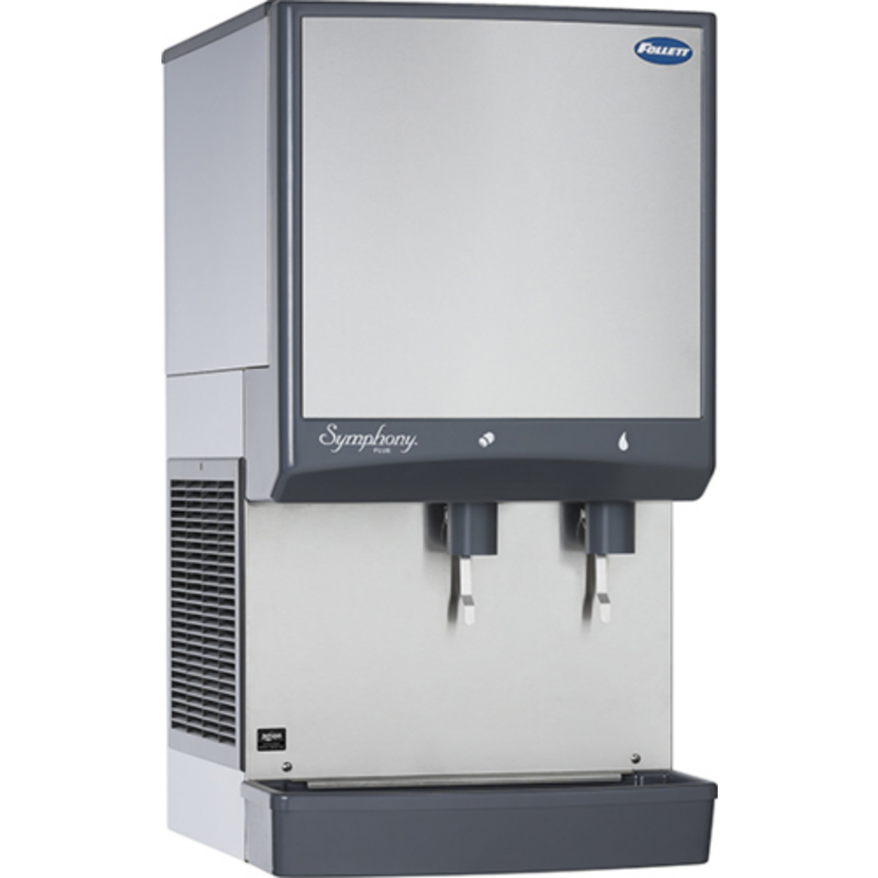 Distributeur de glace et d'eau de comptoir Follett 50CI414A-L Symphony Plus de 425 lb, à glace pilée