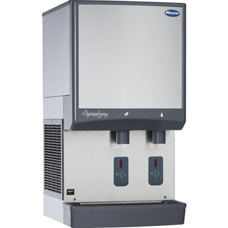 Distributeur de glaçons et d'eau de comptoir sans contact Follett 50CI414A-S Symphony Plus