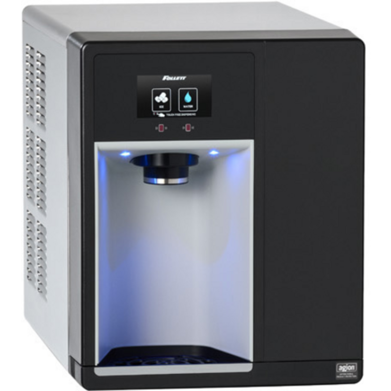 Distributeur de glaçons et d'eau de comptoir Follett Champion 7 - Production de 57 kg (7CI114A-IW-CL-CA-00)