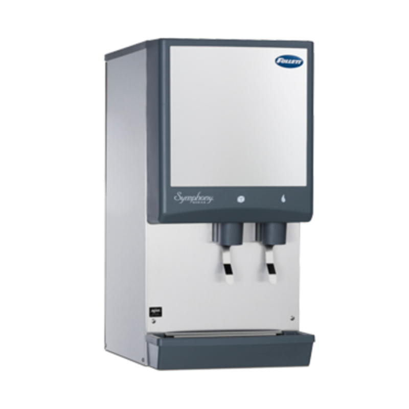 Distributeur de glace et d'eau de comptoir Follett E12CI414A-L Symphony Plus 12 lb
