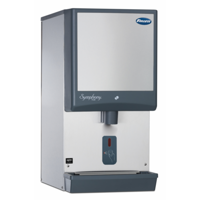 Follett Symphony Plus E12CI414A-SI Distributeur de glaçons nuggets sans contact pour comptoir - Certifié CE
