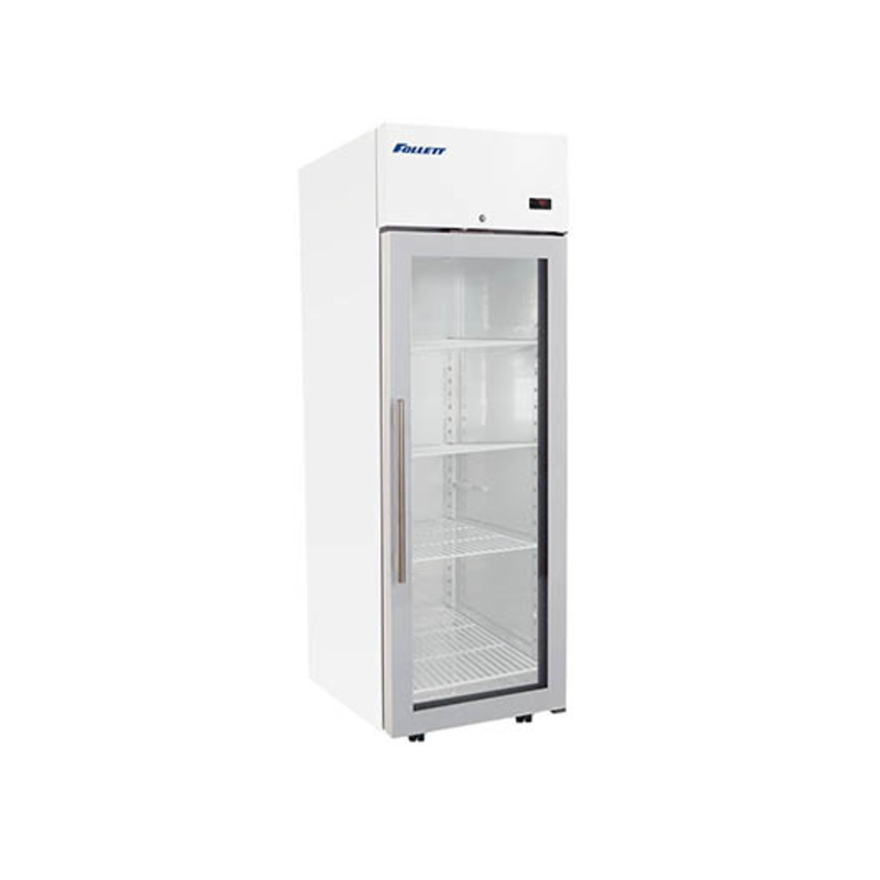 Follett Scientific FREF30-LB-RGD 31.8 Cubic Foot Upright Glass Door Laboratory Refrigerator