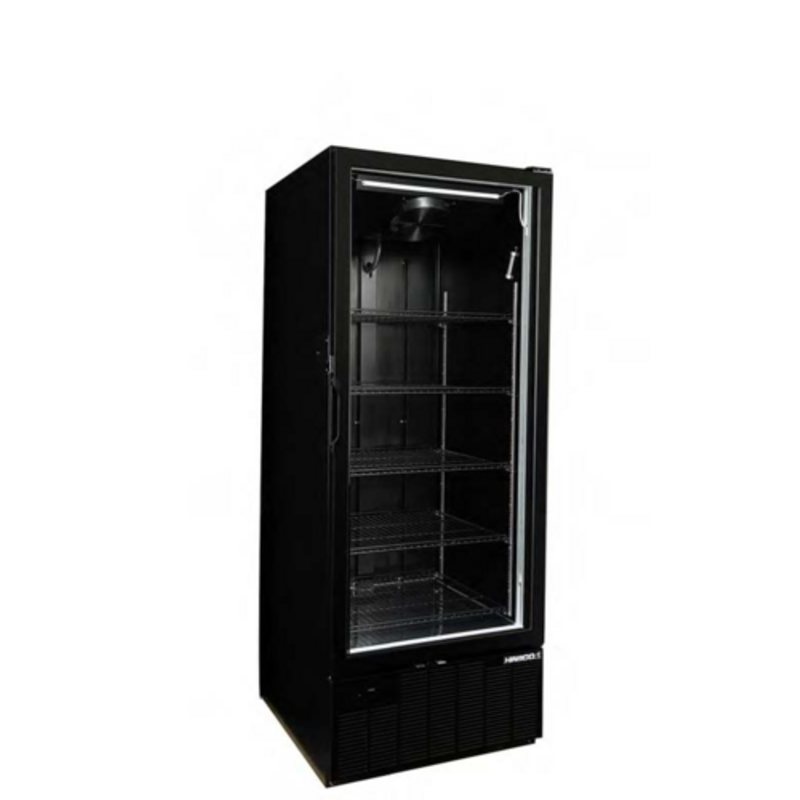 Congélateur commercial de présentation Habco SF28HCBATDM à porte vitrée simple de 30,5 pouces