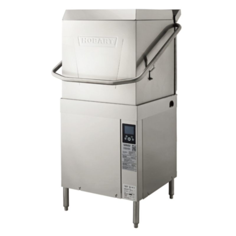 Hobart AM16-BAS-8 60-Rack High-Temperature Commercial Door Dishwasher