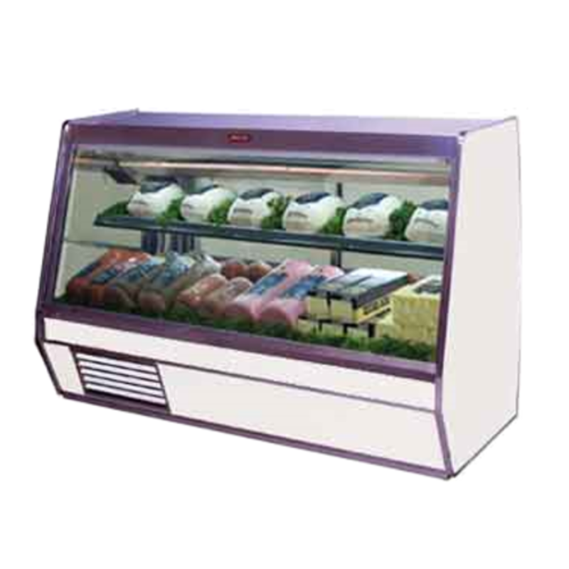 Howard-McCray SC-CDS32E-6-LED 74-Inch White Single-Duty Refrigerated Deli Merchandiser