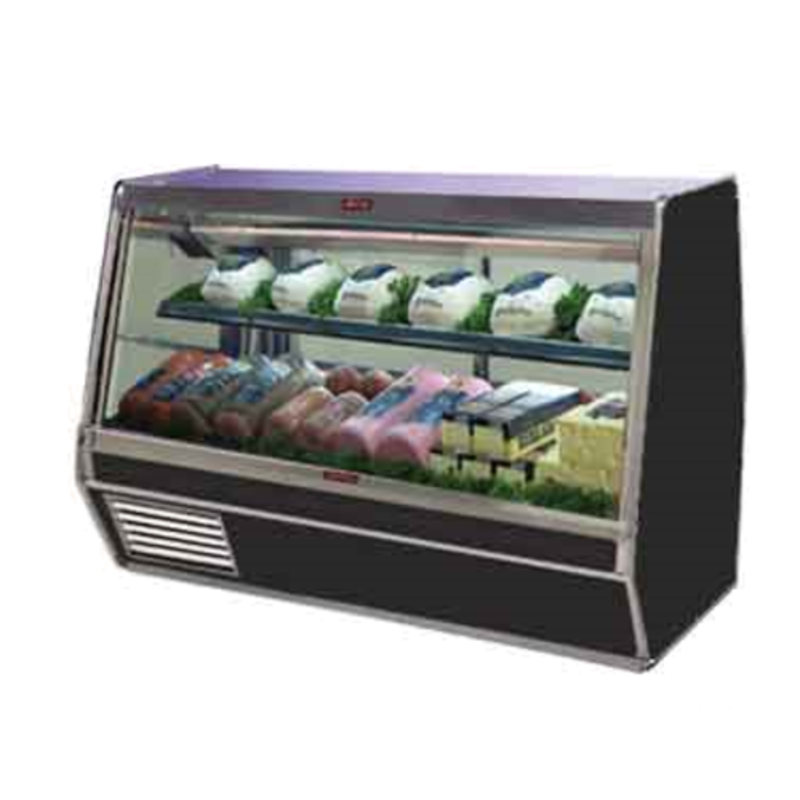 Howard-McCray 98-Inch Black Refrigerated Deli Display Case SC-CDS32E-8-BE-LED