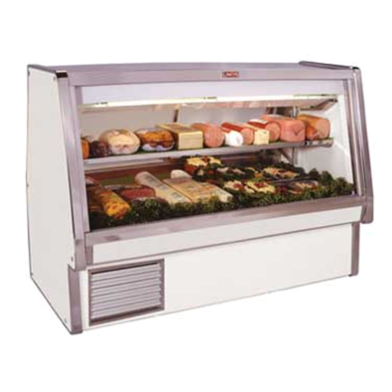 Howard-McCray 76.5" Double Duty Deli Display Case SC-CDS34E-6-LED