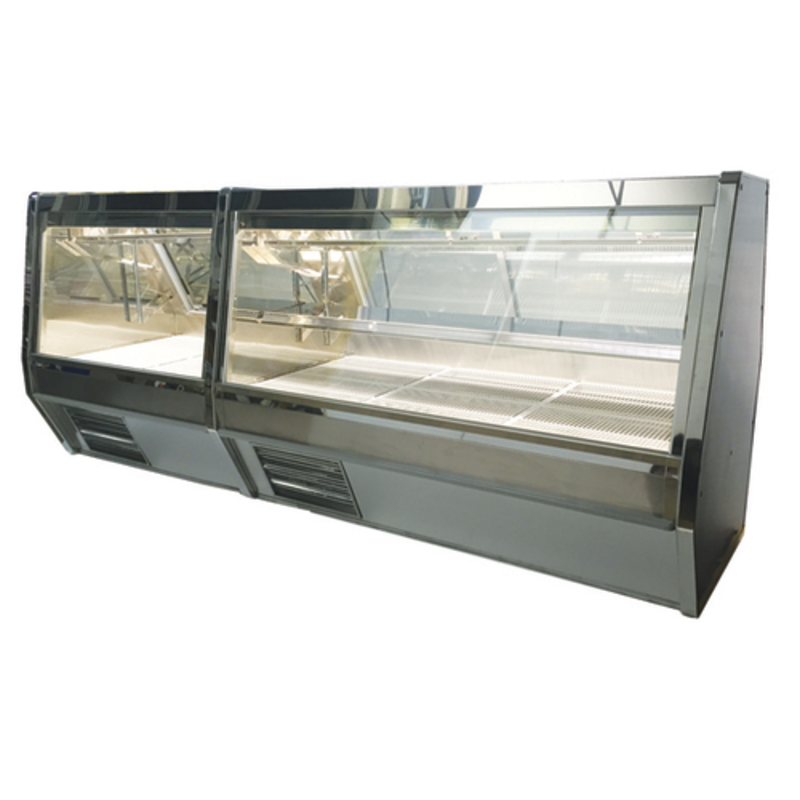 Howard-McCray SC-CDS40E-6-S-LED 76.5-Inch Stainless Steel Refrigerated Deli Display Case