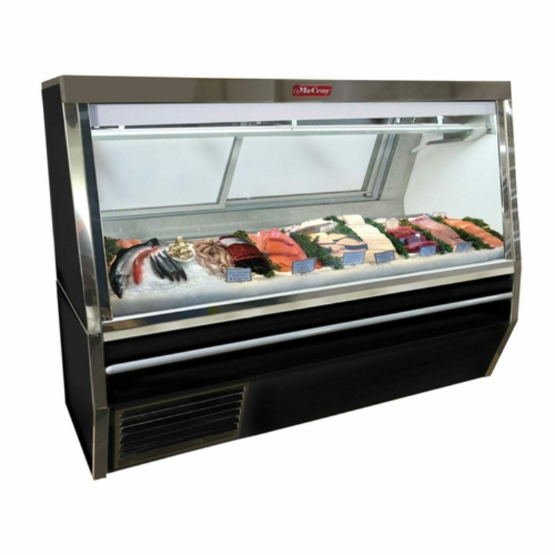Howard-McCray SC-CFS34N-6-BE-LED 72-Inch Self-Contained Seafood & Poultry Service Case