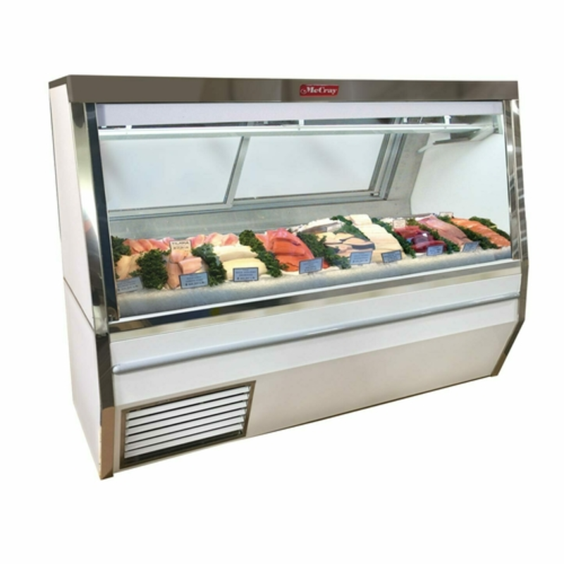 Howard-McCray SC-CFS34N-6-LED 72-Inch Double Duty Seafood and Poultry Service Case