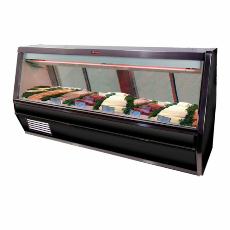 Howard-McCray SC-CFS40E-4-S-LED 52.5-Inch Stainless Steel Seafood and Poultry Display Case