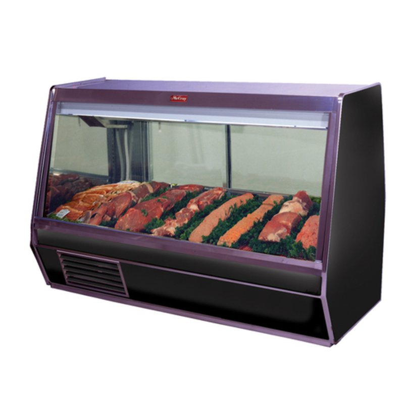 Howard-McCray SC-CMS32E-6-BE-LED 74" Self-Contained Red Meat Service Display Case