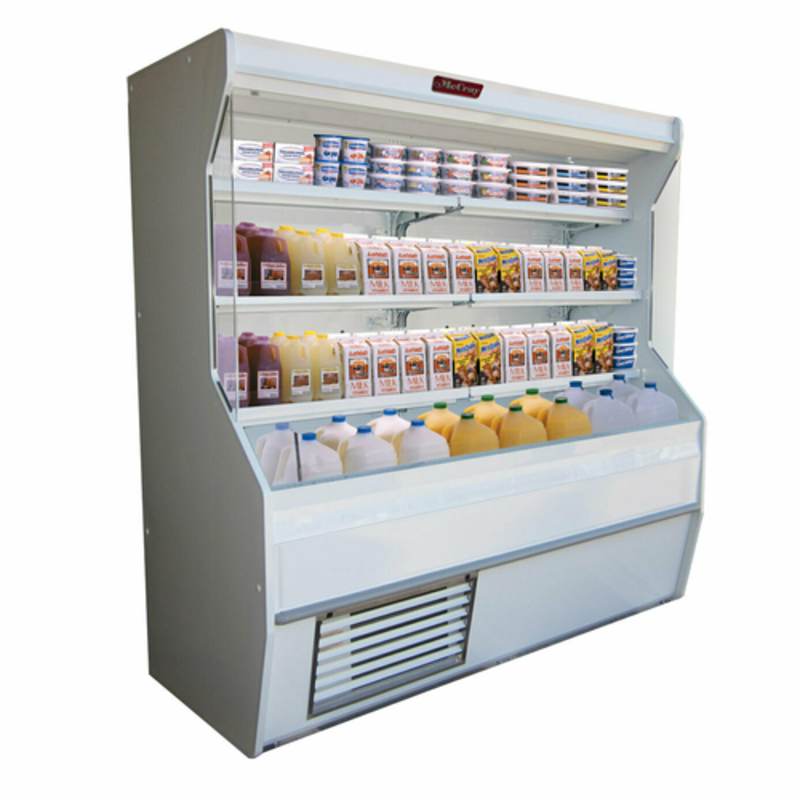 Vitrine réfrigérée ouverte autonome Howard-McCray SC-D32E-8-LED de 98 pouces