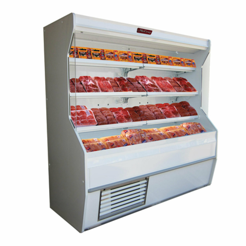 Présentoir réfrigéré ouvert pour viande Howard-McCray SC-M32E-4-LED de 50 pouces, conception sans fin