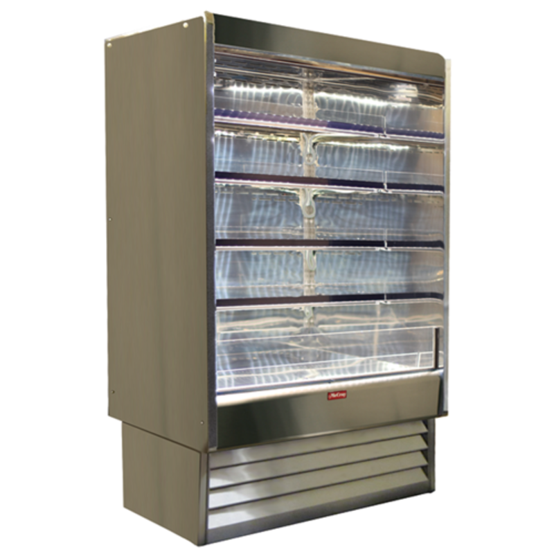 Vitrine Réfrigérée Ouverte à Produits Laitiers Howard-McCray SC-OD35E-48-S-LED 48 Pouces - Acier Inoxydable