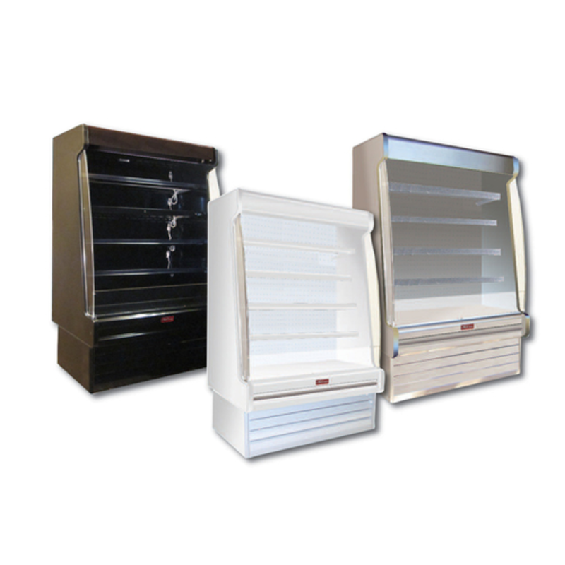 Présentoir réfrigéré ouvert Howard-McCray SC-OD35E-6S-LED de 75 pouces, design « Endless »