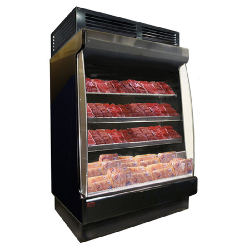 Howard-McCray SC-OM35E-4L-LB-B Vitrine réfrigérée ouverte autonome pour viande de 51 pouces