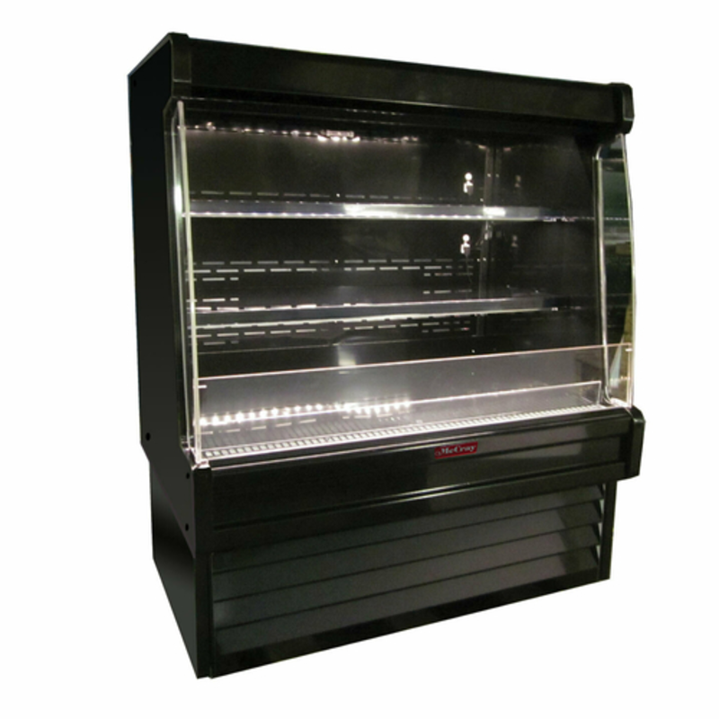 Vitrine réfrigérée ouverte pour fruits et légumes Howard-McCray SC-OP35E-3L-S-LED, 99 cm, acier inoxydable