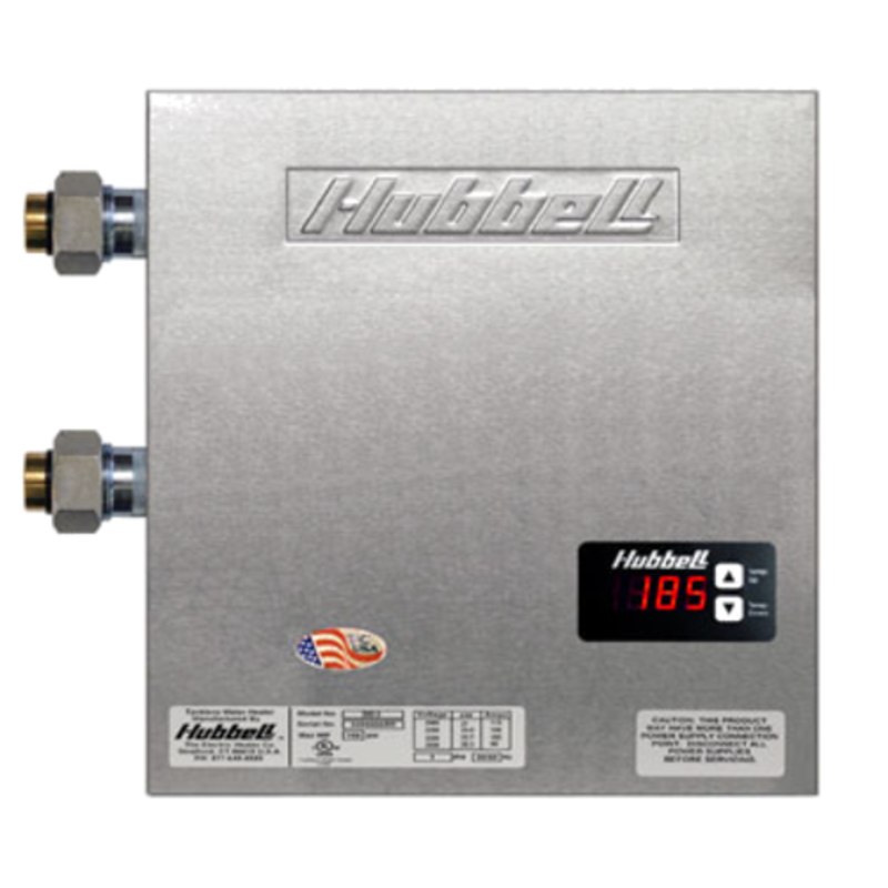 Hubbell JTX027-3S Chauffe-eau électrique instantané mural surpresseur 27,0 kW