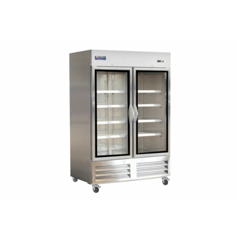 IKON IB54RG Two-Section Glass Door Commercial Refrigerator