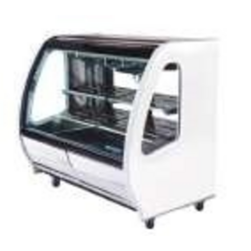 Imbera Cooling PRO-KOLD DDC60W Vitrine réfrigérée de charcuterie en verre courbé de 60 pouces PKD
