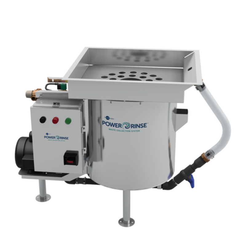 Système commercial de collecte de déchets alimentaires InSinkErator PRS PowerRinse de 23,75 pouces
