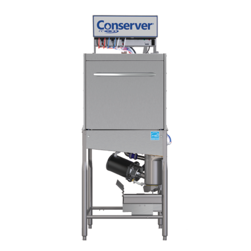 Lave-vaisselle à basse température frontal compact Jackson Conserver XL-E-FL - 41 casiers/h