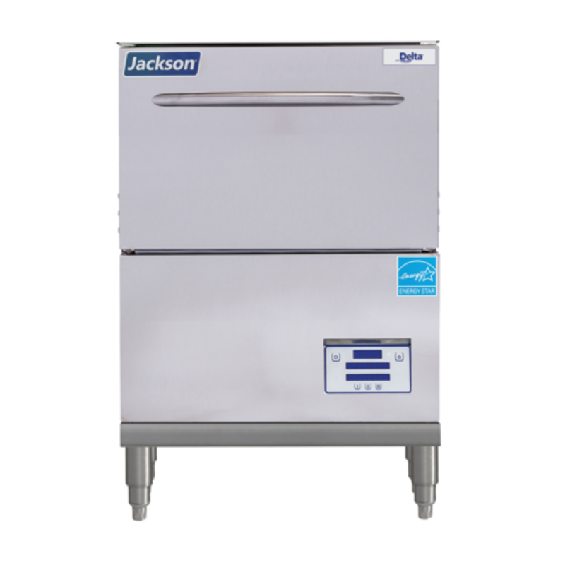 Lave-verres sous le comptoir haute température Jackson DELTA HT-E-SEER-S avec technologie SEER