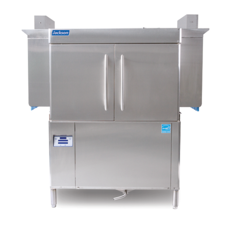 Lave-vaisselle à convoyeur électrique à un bac Jackson RACKSTAR 44CE, haute température 224 casiers/heure