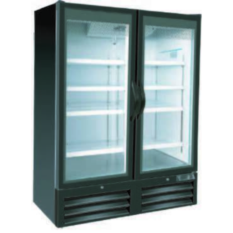 Kool-It KGR-52 54-Inch Two-Door Glass Merchandising Refrigerator