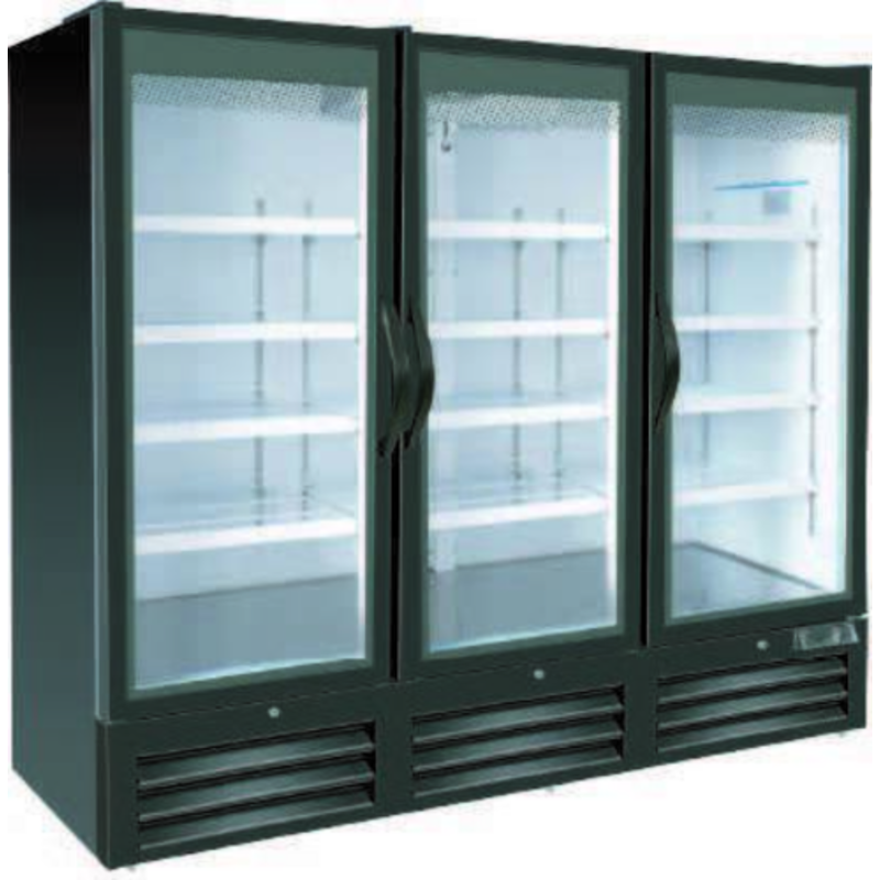 Kool-It KGR-78 81-Inch Triple Glass Door Commercial Display Refrigerator