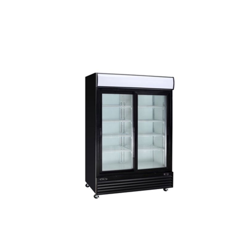Kool-It KSM-50 40.8 Cu. Ft. Two Sliding Glass Door Commercial Cooler
