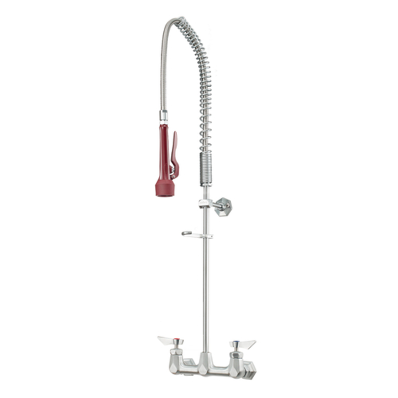 Krowne DX-108 Diamond Series 8-Inch Wall Mount Pre-Rinse Assembly