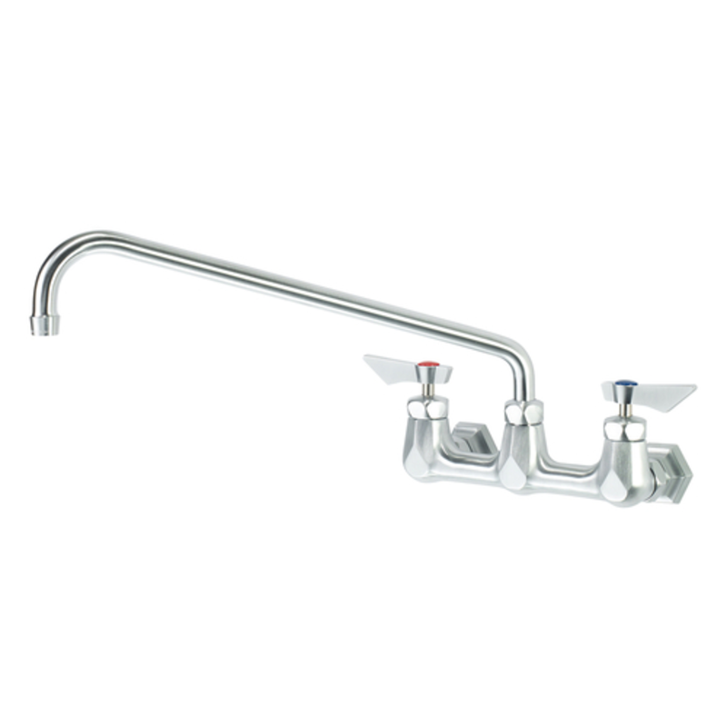 Krowne DX-816 Diamond Series 8-Inch Center Wall Faucet with 16-Inch Swing Spout
