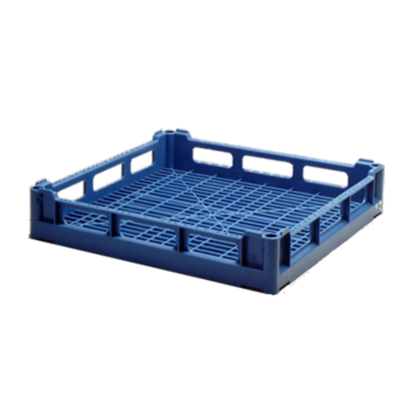 Panier de lavage ouvert en plastique bleu Lamber CC00019 pour lave-vaisselle de 20 pouces