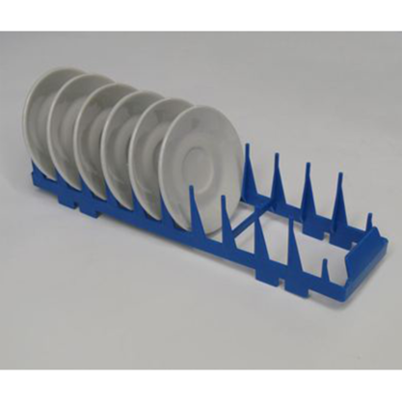 Lamber CC00049 Panier de Lavage Commercial Bleu à 10 Sections pour Soucoupes