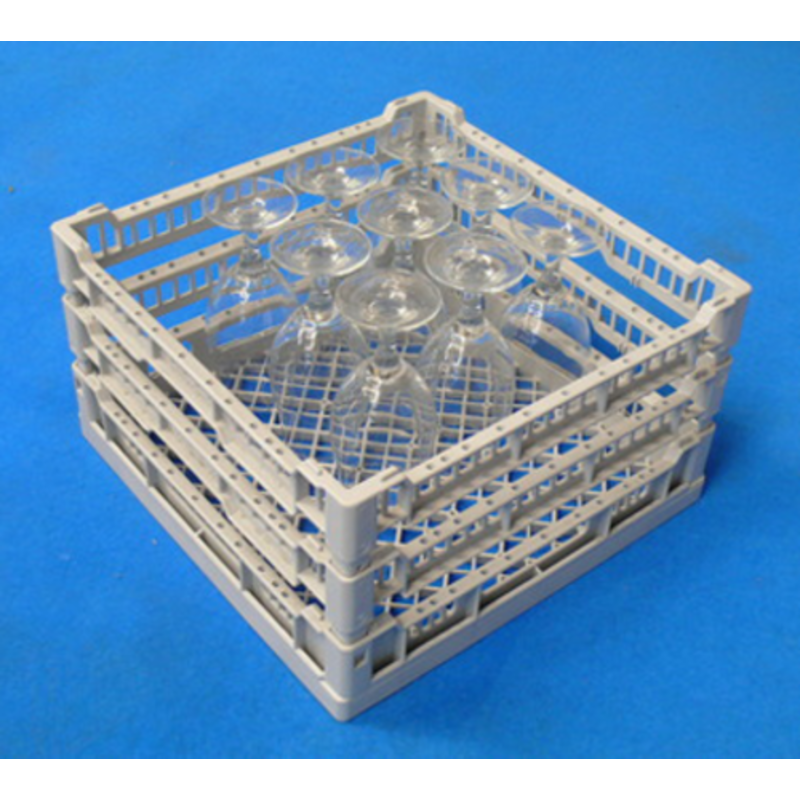 Lamber CC00130 Casier de lavage de verres professionnel ouvert très résistant de 39,4 cm